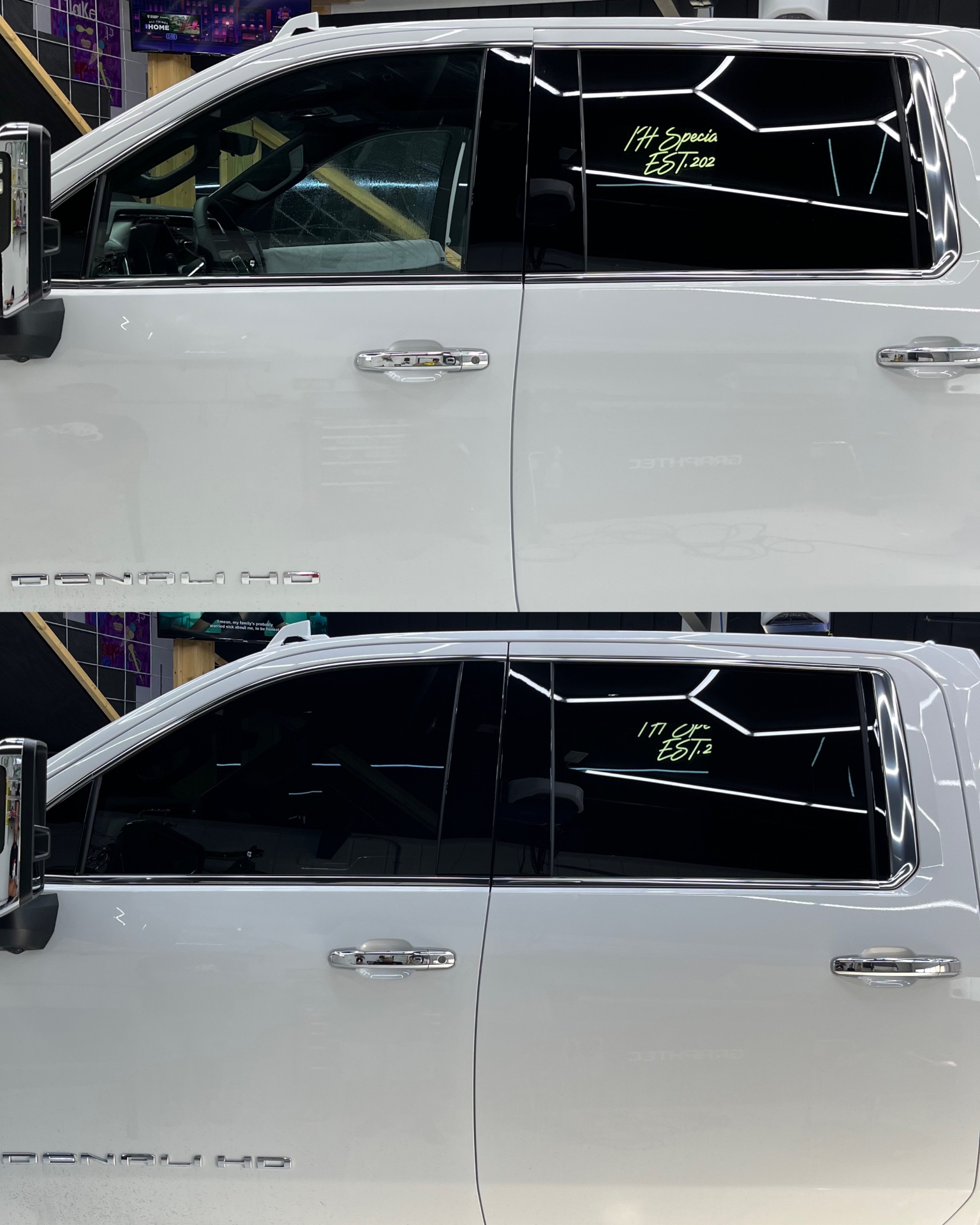 Freshly detailed and tinted vehicle after ceramic tint service in Duluth, GA